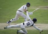 Yorkshire captain Andrew Gale made his highest score of the season, scoring 83 at Old Trafford.