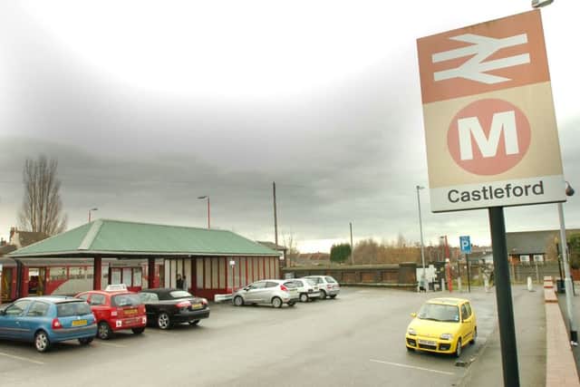 Castleford railway station.