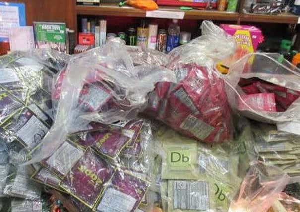 New Psychoactive Substances seized by West Yorkshire Trading Standards in Leeds.