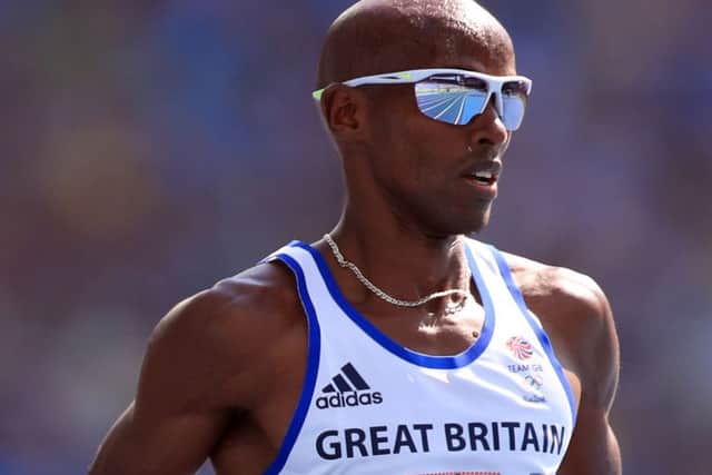 Great Britain's Mo Farah during the men's 5000m heats