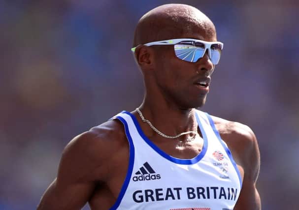 Great Britain's Mo Farah during the men's 5000m heats