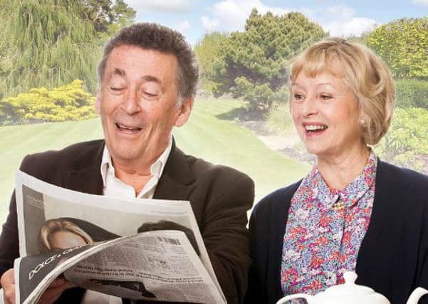 Robert Powell and Liza Goddard star in the production.