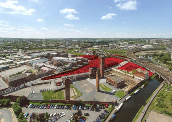 BIG PLANS: An overhead view of an intial blueprint for the CEG Temple Quarter masterplan.