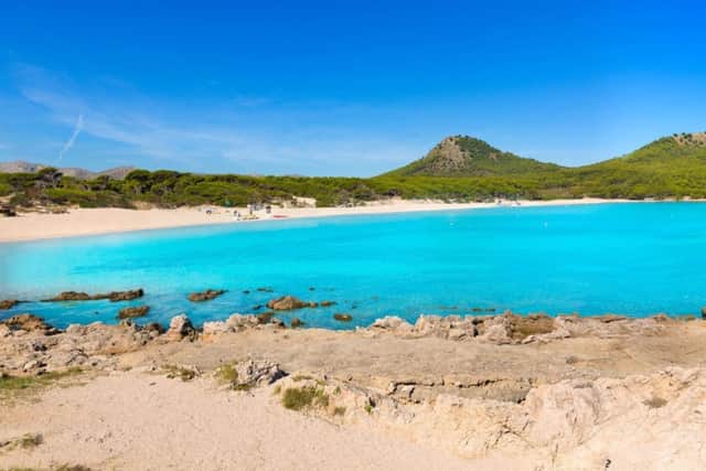 A beach in Capdepera.