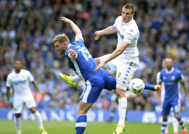 Chris Wood in action against Sheffield Wednesday.
