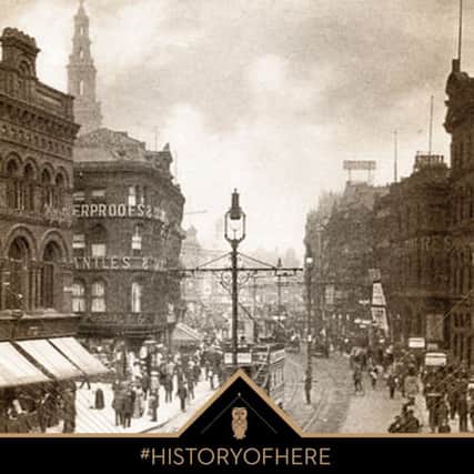 Hammerson celebrates Leeds rich retail heritage with History of Here exhibition.  Images and stories spanning 200 years of Leeds history up to the present day are unveiled at Victoria Quarter.