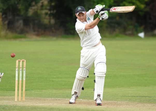 Hampsthwaite captain Sam Dabin scored 84 not out against Ouseburn, but it couldn't prevent defeat to the leaders.