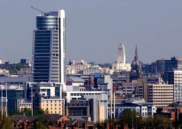 Leeds city centre skyline with Bridgewater Place.