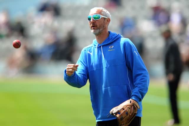 Yorkshire head coach, Jason Gillespie.Picture: Jonathan Gawthorpe