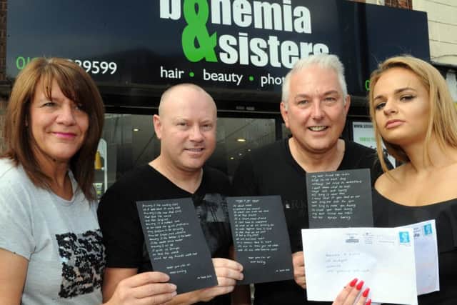 From left, Maria Jones, Alan Wynn, Philip Stones and Zanna Jevdokimova.
