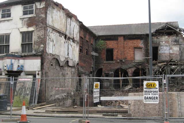 First White White Cloth Hall in ruins 6 Oct 2010 reproduced courtesy of Leeds Civic Trust