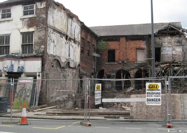 First White White Cloth Hall in ruins 6 Oct 2010 reproduced courtesy of Leeds Civic Trust