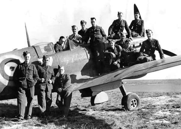 Members of the 609 West Riding Spitfire.