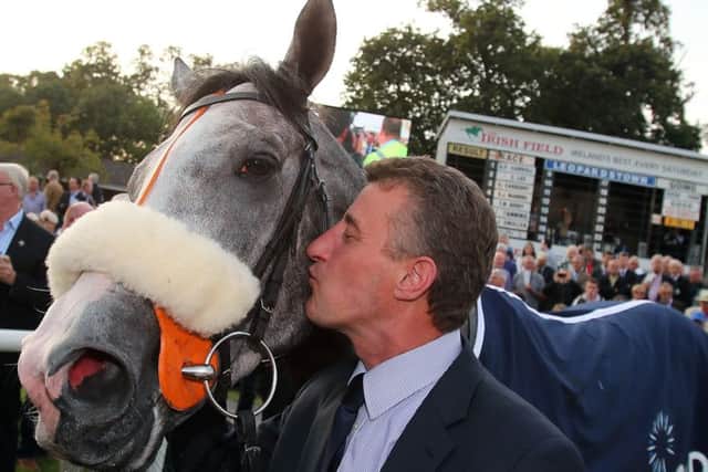 Trainer Kevin Ryan and The Grey Gatsby.