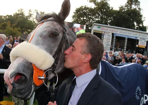 Trainer Kevin Ryan and The Grey Gatsby.