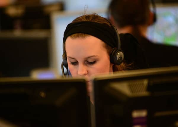 West Yorkshire Polices customer contact centre received around 4,600 emergency and non-emergency calls on Tuesday. Pictures: Scott Merrylees.