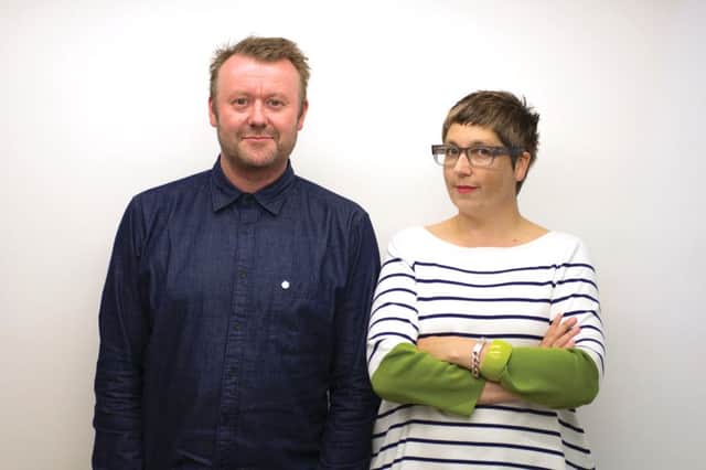 Michael C Place and Nicky Place - the directors of Leeds-based creative agency Build