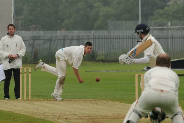 Sessay who will be in action at Lord's this weekend bowling against Bridlington's Sam Edmundson.