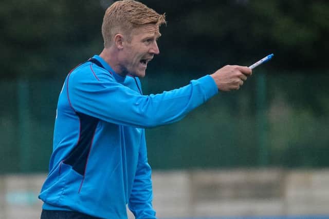Guiseley caretaker boss Adam Lockwood. Picture: James Hedley.