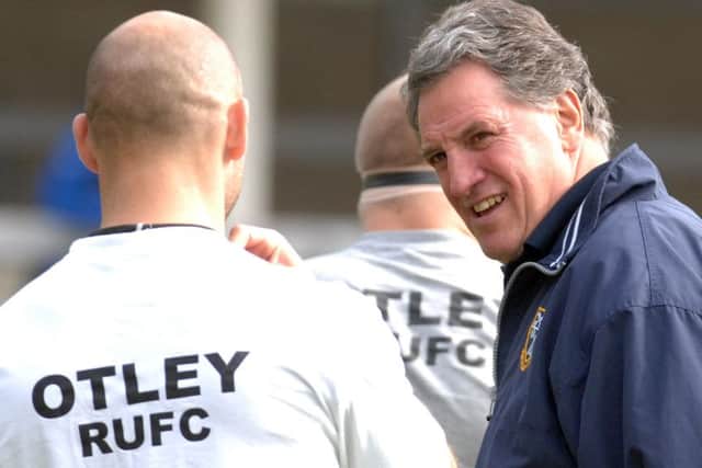 Otley coach Peter Clegg.