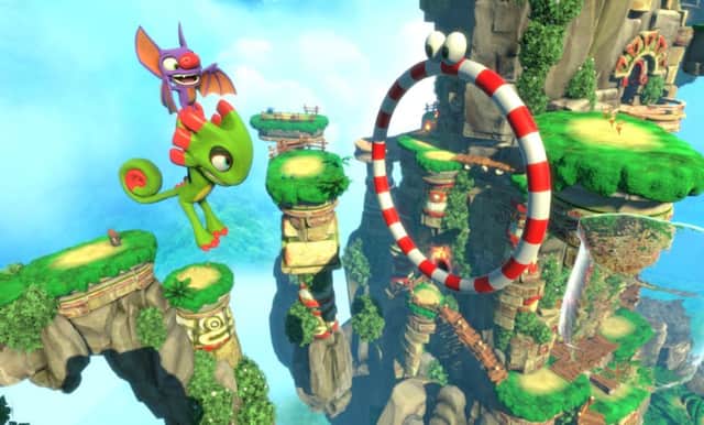 A scene from the Yooka-Laylee game, which Team17 has helped bring to market