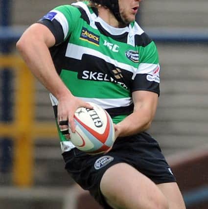 Tryscorer Stevie McColl.