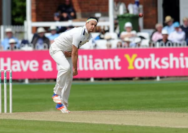 Yorkshire strike bowler Jack Brooks has set his end-of-season target as the White Rose go for a hat-trick of County Championship titles.