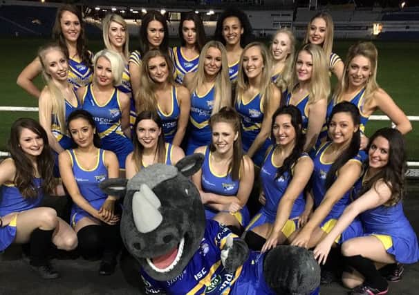 new dancers for the Leeds Rhinos and Yorkshire Carnegie Dance Team.