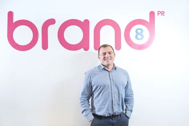 Rob Smith of Brand8 PR  Photograph by Richard Walker / www.imagenorth.net