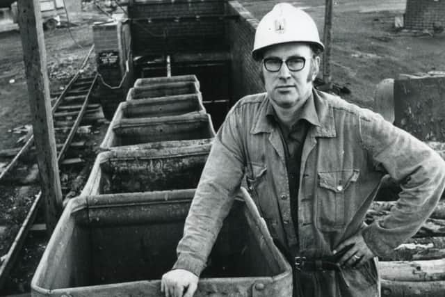 A miner at a local mine in 1979