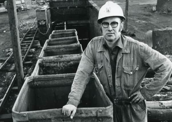 A miner at a local mine in 1979