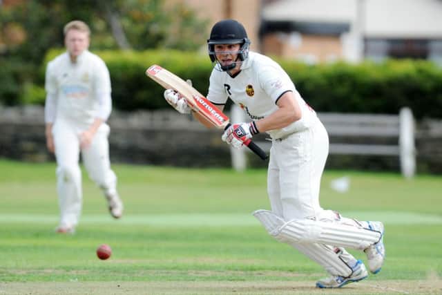 LEADING THE WAY: Opener Mark Robertshaw's 93 saw Pudsey St Lawrence to victory over Great Ayton by seven runs.