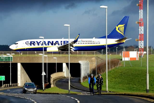 There could be extra flights between Leeds Bradford Airport and Heathrow if a third runway is built at London's main airport.