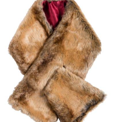 Altamont faux fur stole wrap, Â£39, at Dubarry of Ireland.