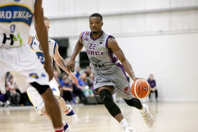Action from Leeds Force's home clash with Cheshire Phoenix. PIC: Leeds Force