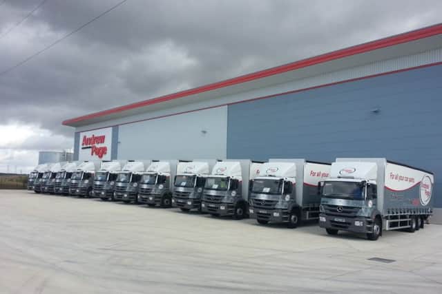 Andrew Page lorries at Markham Vale