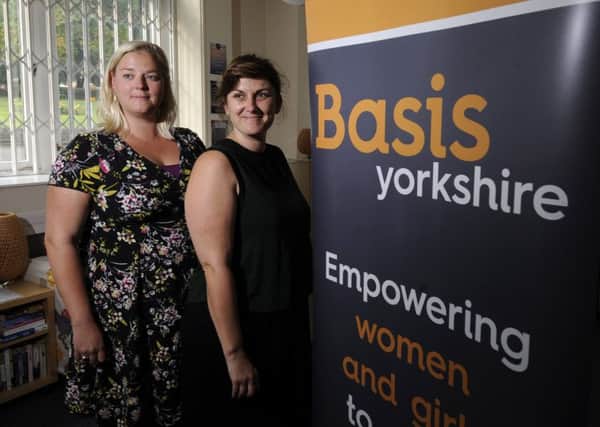 Taylor Austin-Little and Jo Hall at Basis Yorkshire. Picture: Simon Hulme.