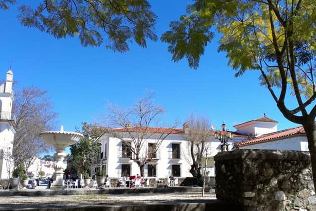 Square in Aracena.