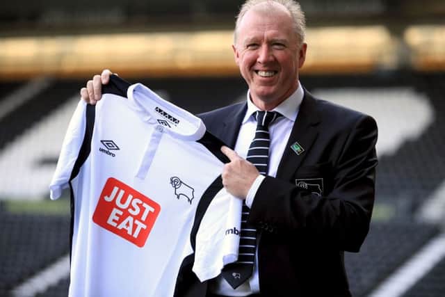 New Derby County manager Steve McClaren.