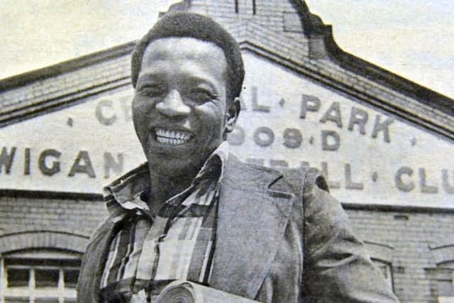 Wigan's Green Vigo who tormented Leeds in 1977.