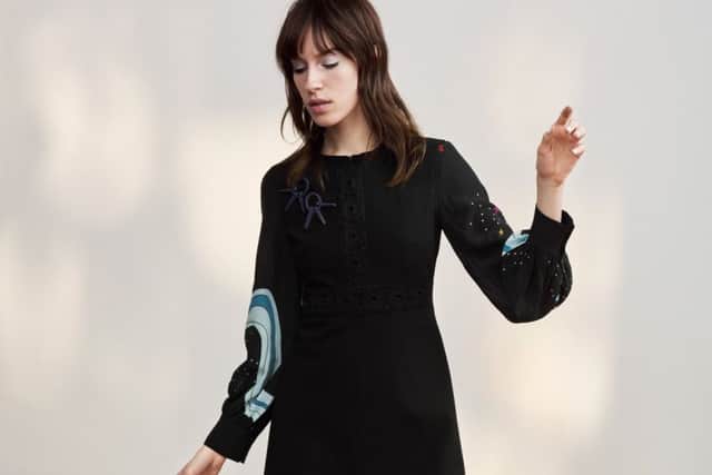 Embroidered retro dress, Â£65, & Other Stories.