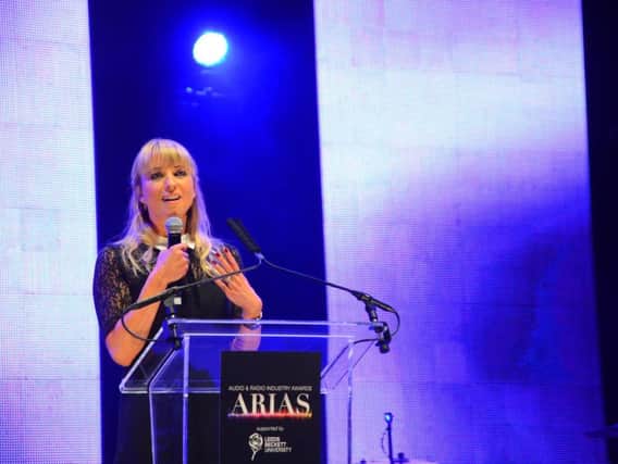 BBC radio's Sara Cox, who hosted the ARIAS Awards in Leeds.
