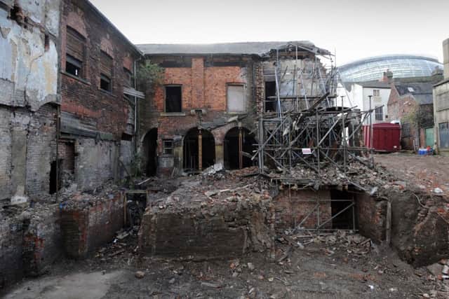 The First White Cloth Hall site in Kirkgate.