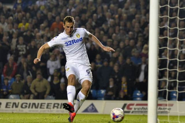 Chris Wood scores Leeds' second equaliser in extra time.
 (Picture: Bruce Rollinson)