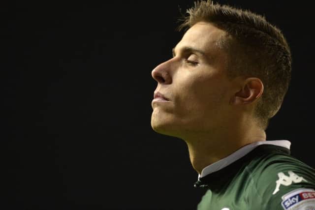 Marco Silvestri looks away during the penalty shoot out.(Picture: Bruce Rollinson)