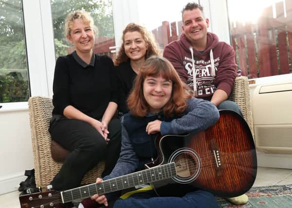 Jonathan Robinson wants to raise awareness of how great it is to raise children with Down Syndrome, following on from the documentary living with downs. His daughter Emily is at Wakefield College and has brought lots of positivity to many people's lives. 
With sister Lucy and mum Allison
