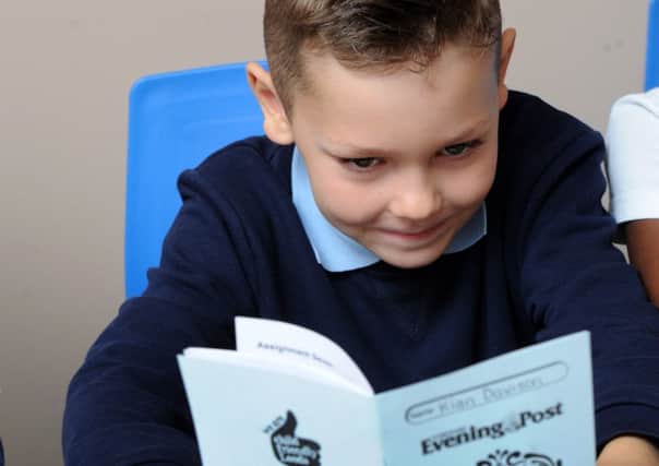 A Stanningley Primary School pupil takes part in last year's Reading Passport scheme.
