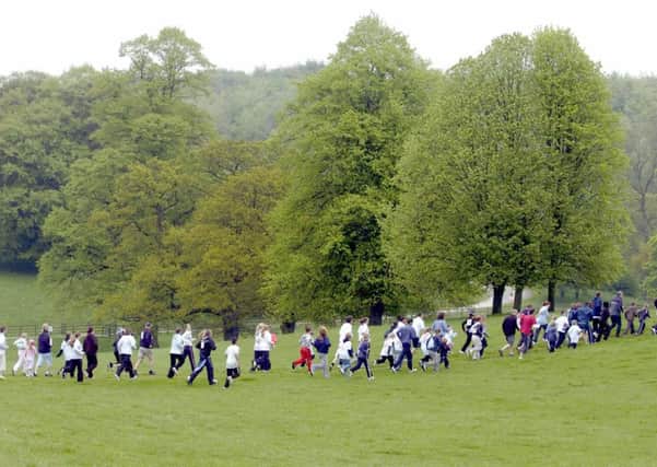 POPULAR SPACE: A fun run in the grounds of the Bramham Park Estate.