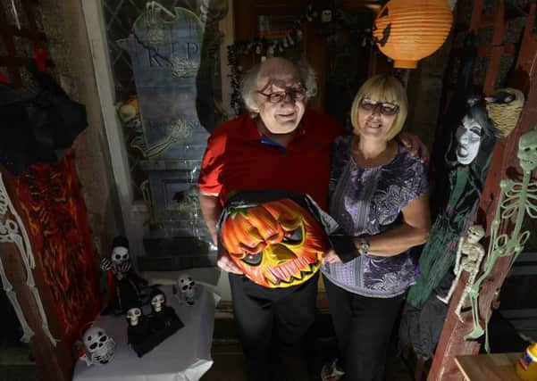Denis and Mary Marriott have opened up their house to local families every Halloween for more than 10 years.