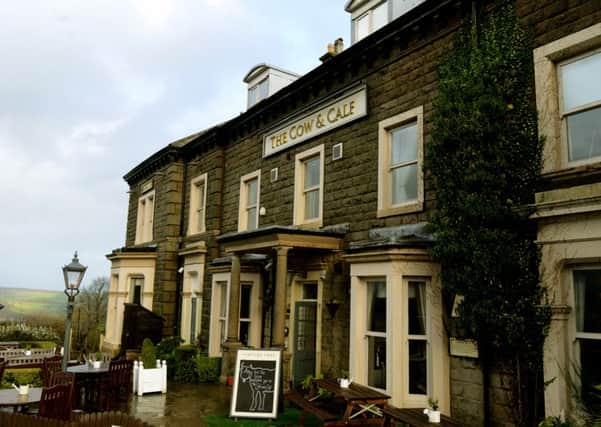 The Cow and Calf pub on Ilkley Moor.